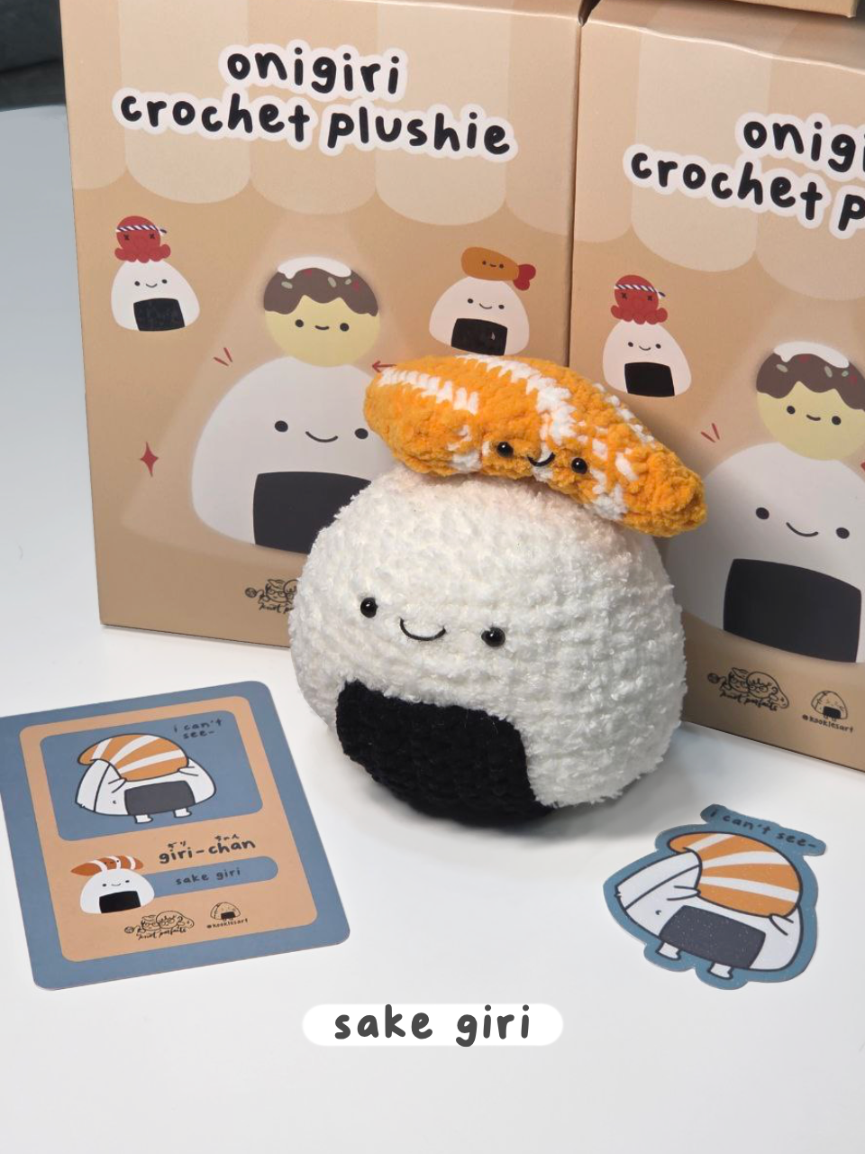 Knotparfaits x Kooklesart Onigiri Crochet Plushie Blind Box