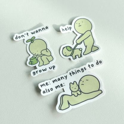Smiski Die Cut Sticker