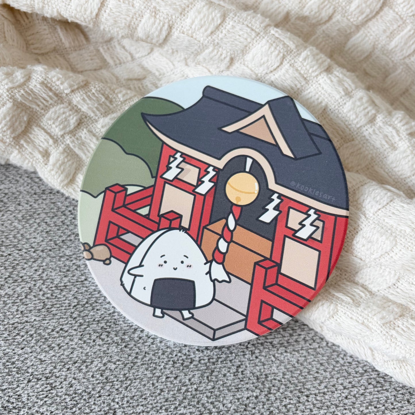 Shrine Diatomite Coaster Water Absorbent