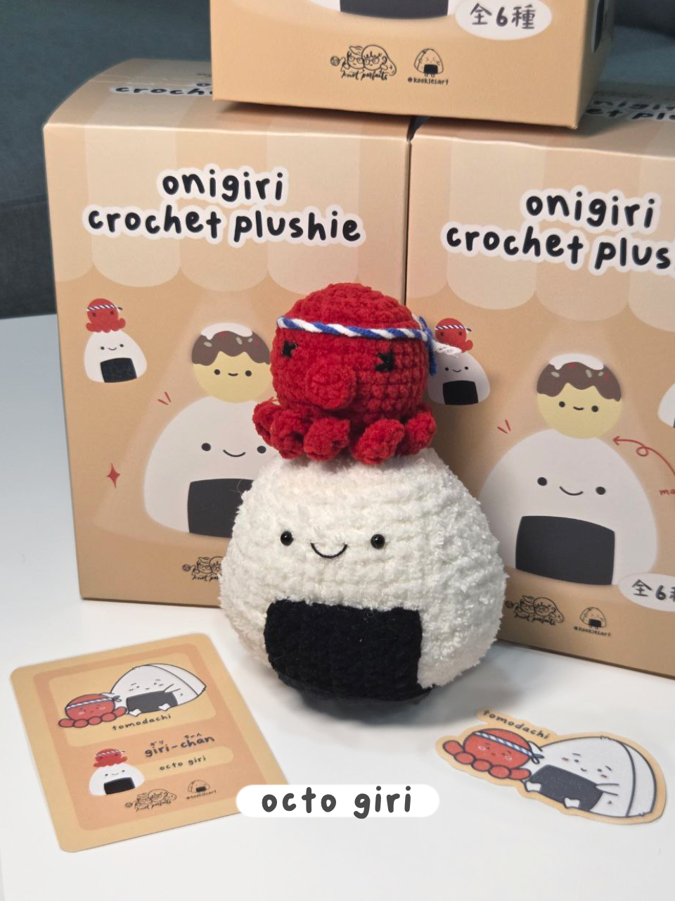 Knotparfaits x Kooklesart Onigiri Crochet Plushie Blind Box