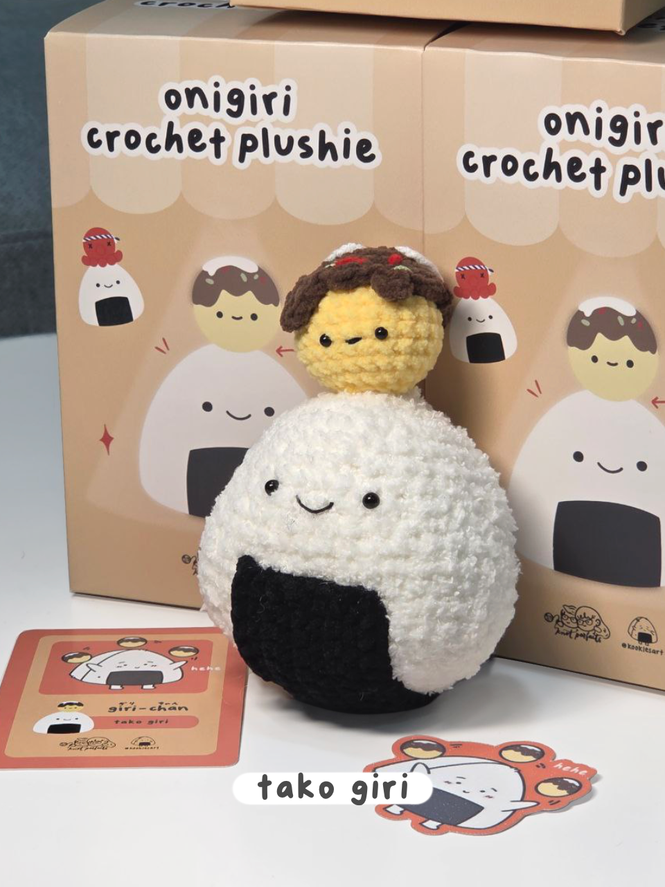 Knotparfaits x Kooklesart Onigiri Crochet Plushie Blind Box