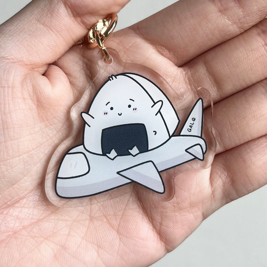Plane Acrylic Keychain