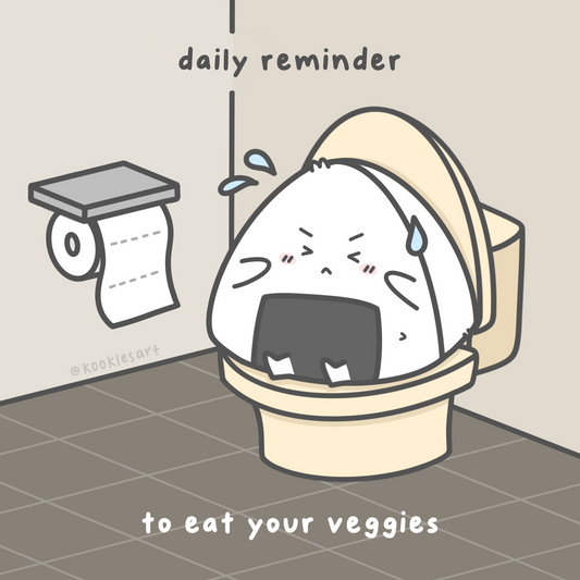 Daily Reminder To Eat Your Veggies Art Print