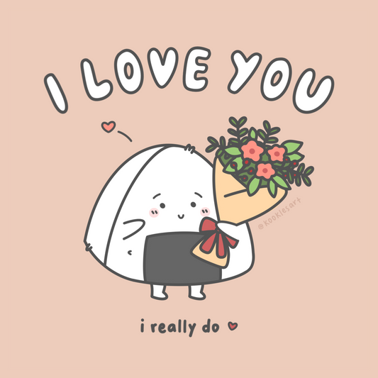 I Love You Art Print