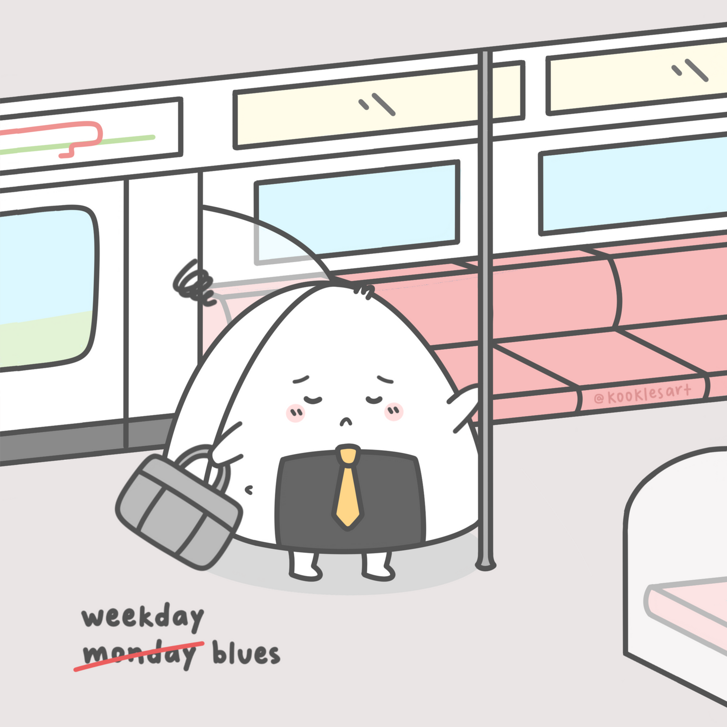 Weekday Blues Art Print