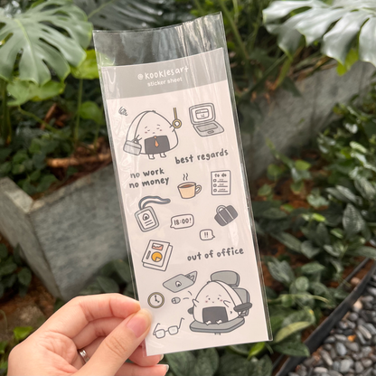 Work Sticker Sheet