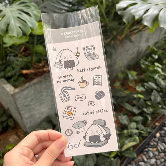 Work Sticker Sheet