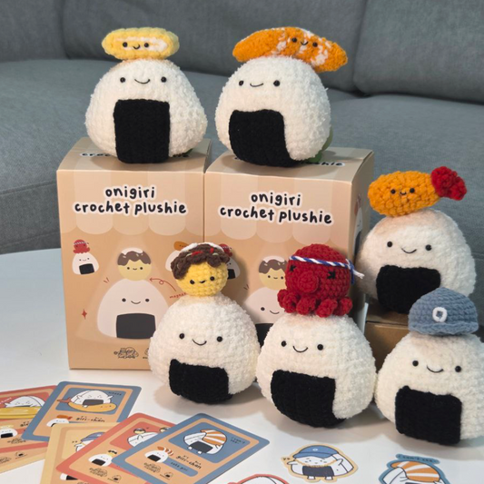 Knotparfaits x Kooklesart Onigiri Crochet Plushie Blind Box
